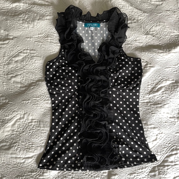 Ruffle tank top - Picture 1 of 5